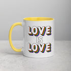LOVE IS LOVE Mug with Color Inside