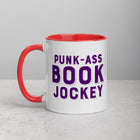 PUNK-ASS BOOK JOCKEY Mug with Color Inside