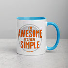 I'M AWESOME Mug with Color Inside
