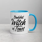 BADDEST WITCH IN TOWN Mug with Color Inside