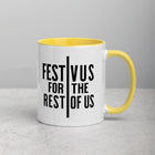 FESTIVUS FOR THE REST OF US Mug with Color Inside