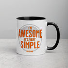 I'M AWESOME Mug with Color Inside