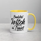 BADDEST WITCH IN TOWN Mug with Color Inside