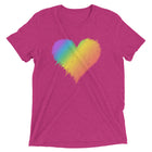 RAINBOW SCRIBBLE HEART Unisex T-shirt