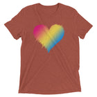 PANSEXUAL SCRIBBLE HEART Unisex T-shirt