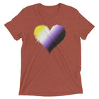 NON-BINARY SCRIBBLE HEART Unisex T-shirt