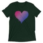 BISEXUAL SCRIBBLE HEART Unisex T-shirt