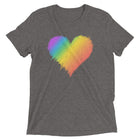 RAINBOW SCRIBBLE HEART Unisex T-shirt