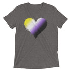 NON-BINARY SCRIBBLE HEART Unisex T-shirt