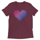 BISEXUAL SCRIBBLE HEART Unisex T-shirt