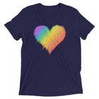 RAINBOW SCRIBBLE HEART Unisex T-shirt