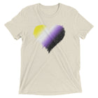 NON-BINARY SCRIBBLE HEART Unisex T-shirt