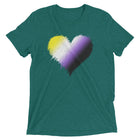NON-BINARY SCRIBBLE HEART Unisex T-shirt