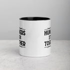 HUMMERS STICK TOGETHER Mug with Color Inside