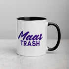 MAAS TRASH Mug with Color Inside