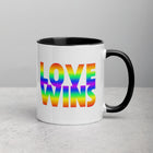 LOVE WINS Mug with Color Inside