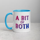 A BIT OF BOTH Mug with Color Inside