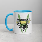 INDEPENDENCE AUTHORITY STYLE Mug with Color Inside
