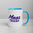 MAAS TRASH Mug with Color Inside