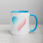 TRANSGENDER SCRIBBLE HEART Mug with Color Inside