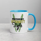 INDEPENDENCE AUTHORITY STYLE Mug with Color Inside