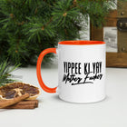 YIPPEE KI YAY Mug with Color Inside