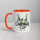 GOD OF OUTCASTS Mug with Color Inside