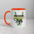 INDEPENDENCE AUTHORITY STYLE Mug with Color Inside