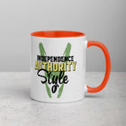 INDEPENDENCE AUTHORITY STYLE Mug with Color Inside