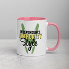 INDEPENDENCE AUTHORITY STYLE Mug with Color Inside