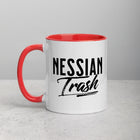 NESSIAN TRASH Mug with Color Inside