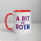 A BIT OF BOTH Mug with Color Inside