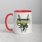INDEPENDENCE AUTHORITY STYLE Mug with Color Inside
