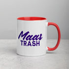 MAAS TRASH Mug with Color Inside