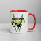 INDEPENDENCE AUTHORITY STYLE Mug with Color Inside