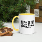 YIPPEE KI YAY Mug with Color Inside
