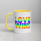 LOVE WINS Mug with Color Inside
