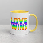 LOVE WINS Mug with Color Inside