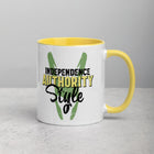INDEPENDENCE AUTHORITY STYLE Mug with Color Inside