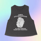 LIMITED EDITION PRE-ORDER --  LI'L SEBASTIAN Women's Racerback Cropped Tank