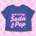 PREORDER -- SODA POP  Women's crop shirt