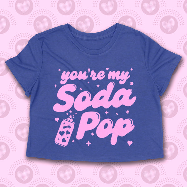 PREORDER -- SODA POP  Women's crop shirt