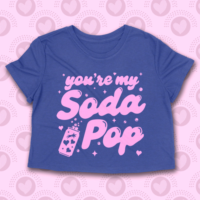 PREORDER -- SODA POP  Women's crop shirt