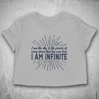 I AM INFINITE Women's crop shirt