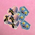 DEMON PETS SET Vinyl Stickers, choose one or both
