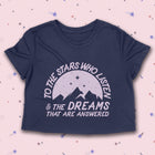 PREORDER -- TO THE STARS  Women's crop shirt