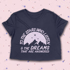 TO THE STARS  Women's crop shirt