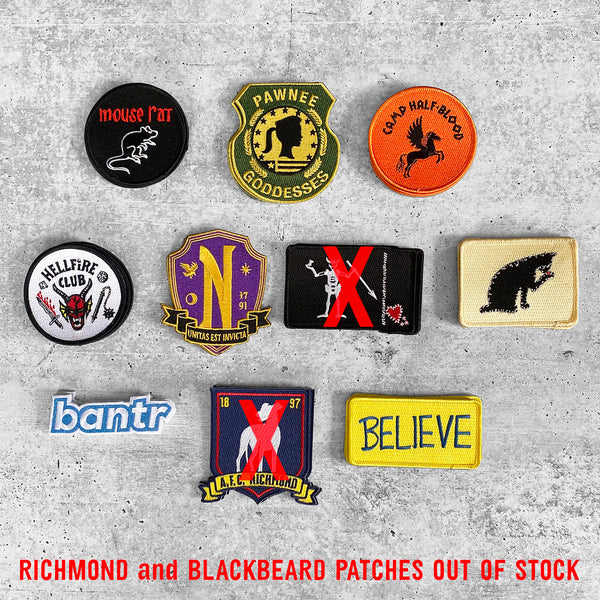 PATCHES SPECIAL --> choose 3 for $25!