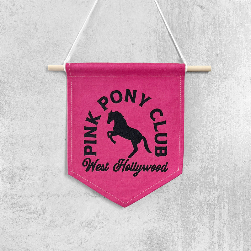 PINK PONY CLUB Colorful Hand Dyed Pin Banner