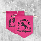 PINK PONY CLUB Colorful Hand Dyed Pin Banner